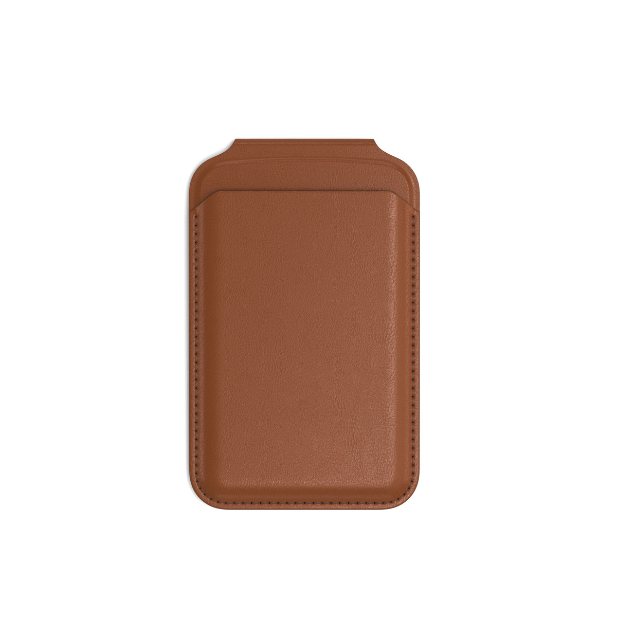 Satechi Vegan-Leather Wallet Stand - portfel i podstawka do iPhone'a z wegańskiej skóry kompatybilny z MagSafe brązowy