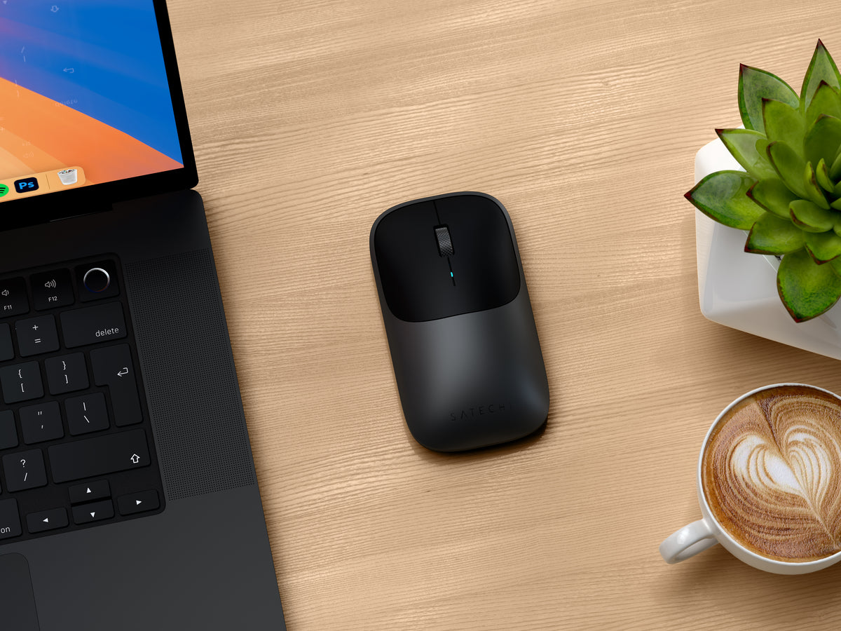 Satechi Slim EX Mouse - mysz bezprzewodowa do dwóch urządzeń czarna