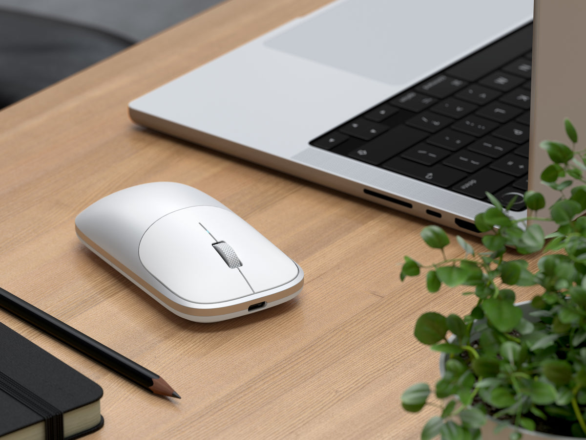 Satechi Slim EX Mouse - mysz bezprzewodowa do dwóch urządzeń srebrna