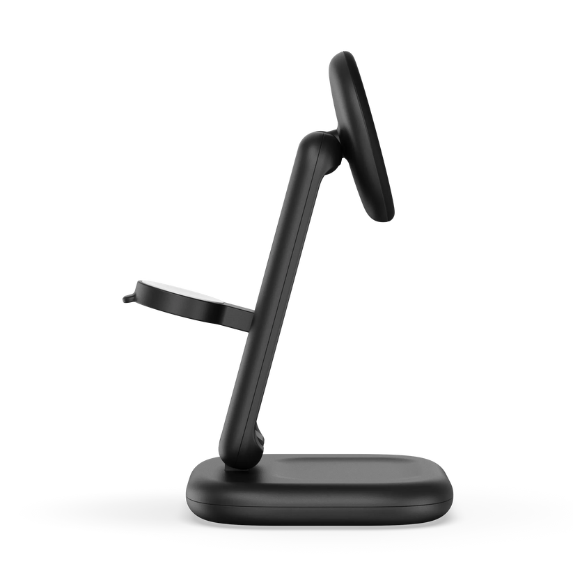 Satechi 3in1 Qi2 25W Foldable Charging Stand - składana ładowarka bezprzewodowa 3w1 czarna