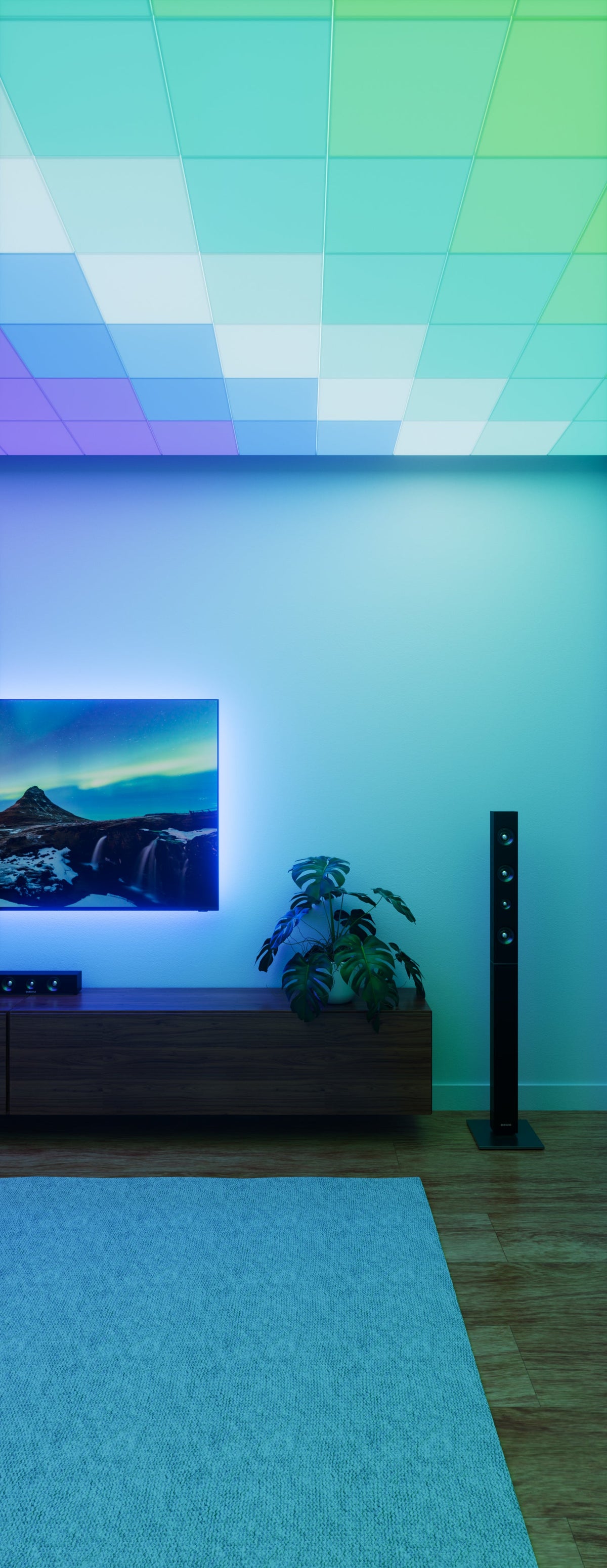 Sufitowe panele świetlne (3 sztuki) - Nanoleaf Skylight Starter Kit