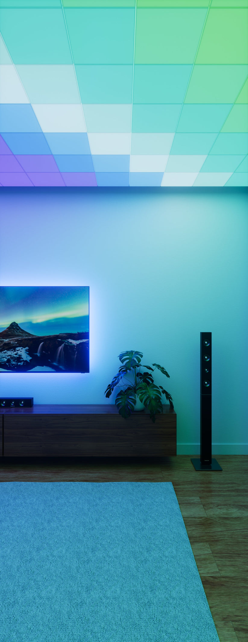 Sufitowe panele świetlne (3 sztuki) - Nanoleaf Skylight Starter Kit