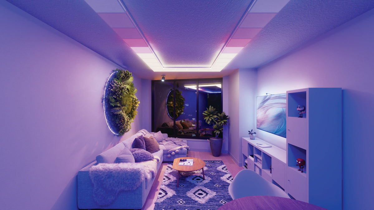 Sufitowe panele świetlne (3 sztuki) - Nanoleaf Skylight Starter Kit
