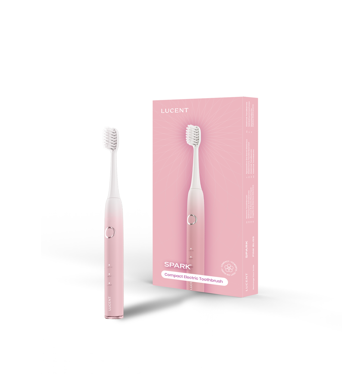 Be Lucent Spark - szczoteczka soniczna pink bliss