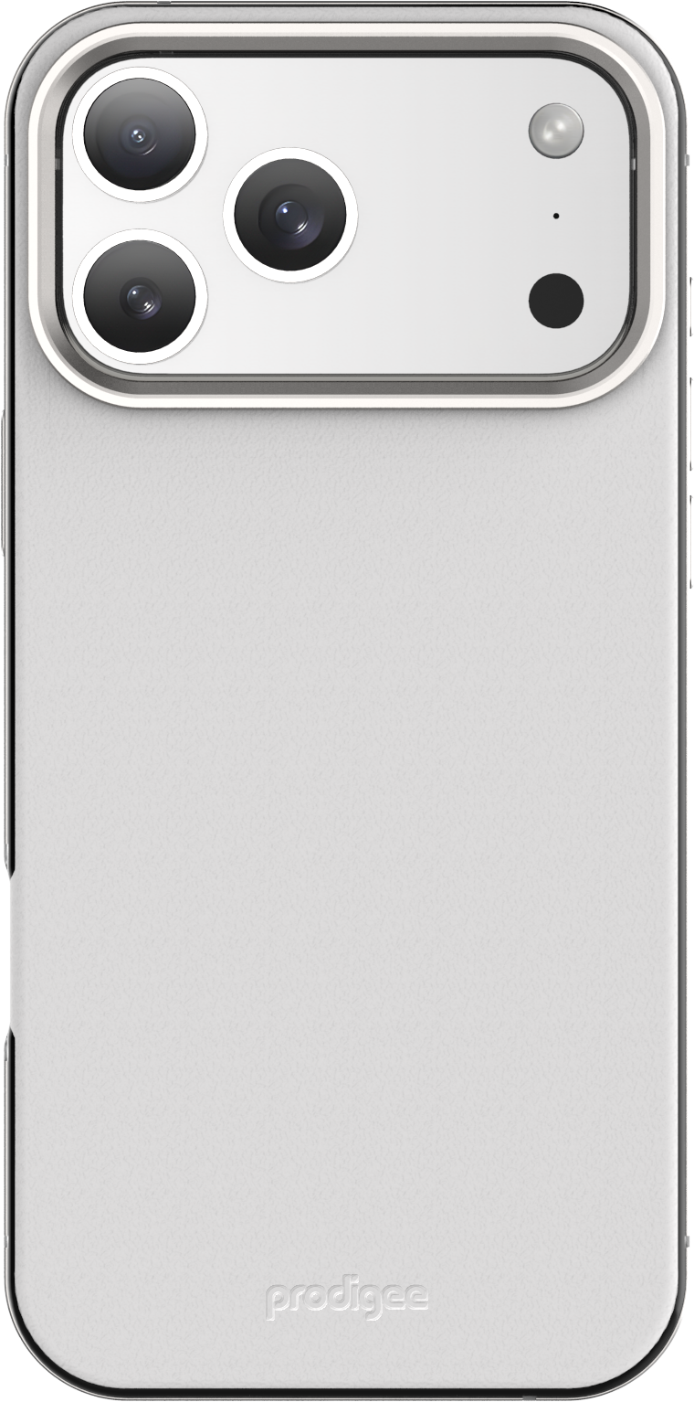 Prodigee Aluminium Edge - etui z MagSafe do iPhone 17 Pro Max szare