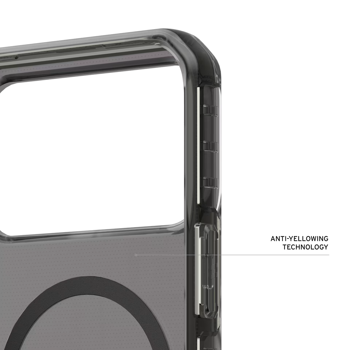 UAG Plyo LT MagSafe - etui do iPhone 18 Pro / 17 Pro kompatybilne z MagSafe ash/black
