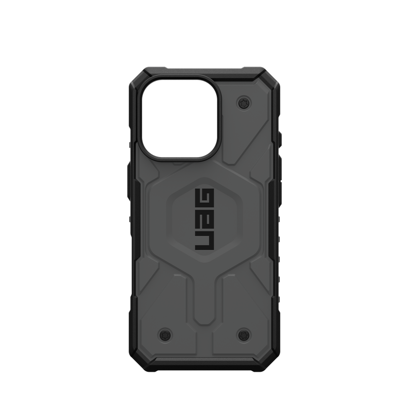 UAG Pathfinder Magsafe - obudowa ochronna do iPhone 16 Pro kompatybilna z MagSafe silver