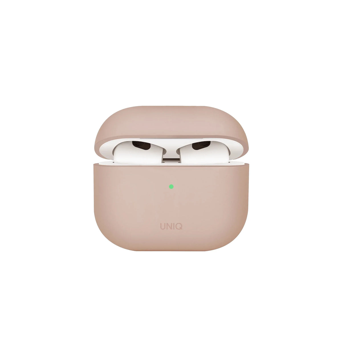 UNIQ Lino - etui silikonowe do AirPods 4 różowe