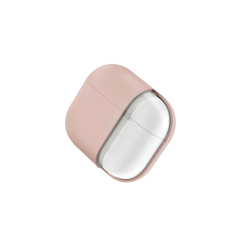 UNIQ Lino - etui silikonowe do AirPods 4 różowe
