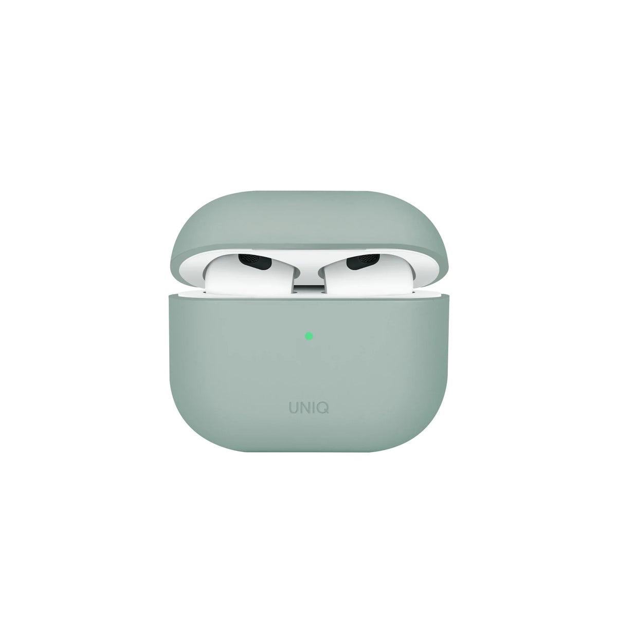 UNIQ Lino - etui silikonowe do AirPods 4 zielony
