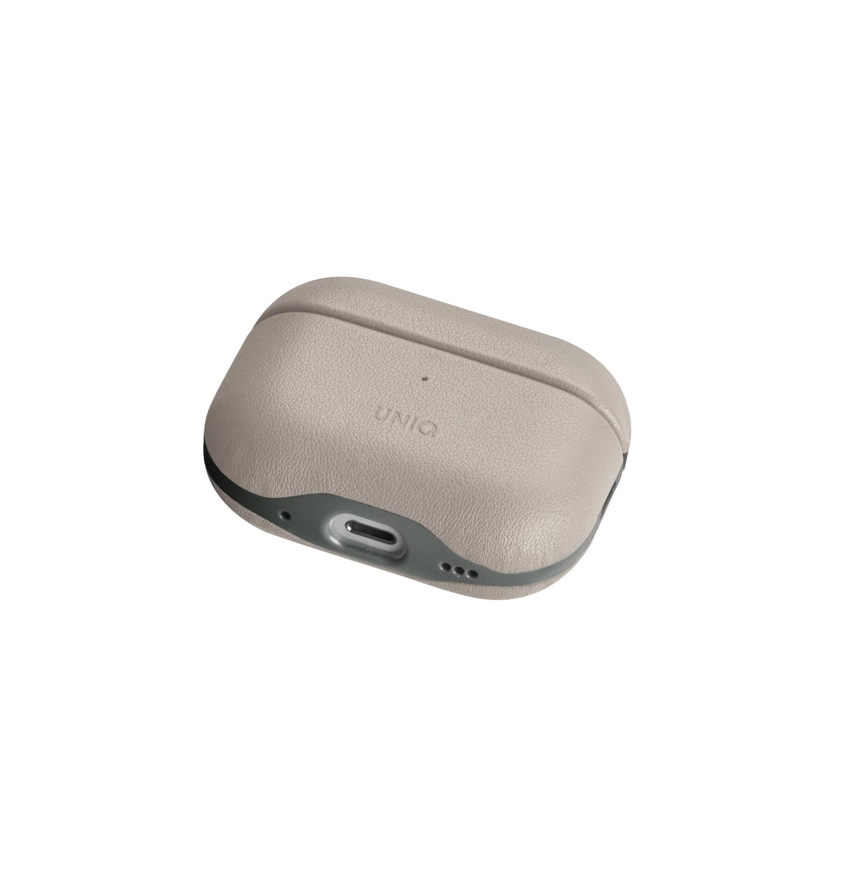 UNIQ Lyden DS - etui ze sztucznej skóry do AirPods Pro 2 beżowe zielone