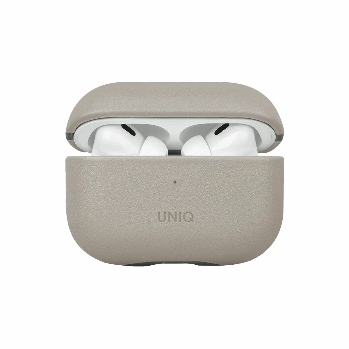 UNIQ Lyden DS - etui ze sztucznej skóry do AirPods Pro 2 beżowe zielone