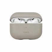 UNIQ Lyden DS - etui ze sztucznej skóry do AirPods Pro 2 beżowe zielone