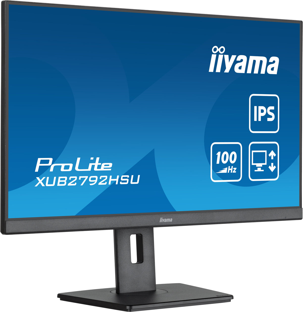 IIYAMA Monitor 27" ProLite IPS SLIM, HDMI, DP, 100Hz, 4xUSB 3.2, PIVOT, HAS (150mm), 2x2W czarny