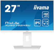 IIYAMA Monitor 27" ProLite IPS SLIM, HDMI, DP, 100Hz, 4xUSB 3.2, PIVOT, HAS (150mm), 2x2W biały