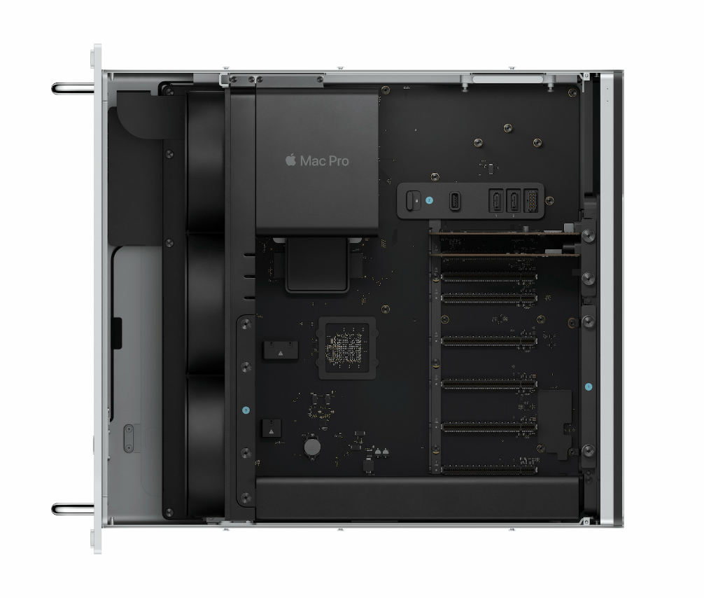Apple Mac Pro, M2 Ultra z 24‑rdzeniowym CPU, 60‑rdzeniowym GPU i 32‑rdzeniowym systemem Neural Engine 64GB RAM 1TB SSD - do montażu w szafie serwerowej