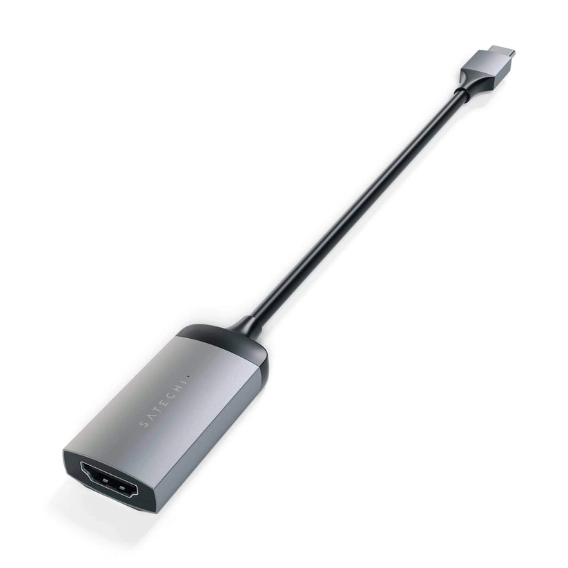 Satechi Aluminium Adapter - aluminiowy adapter do urządzeń mobilnych USB-C/ 4K HDMI space grey