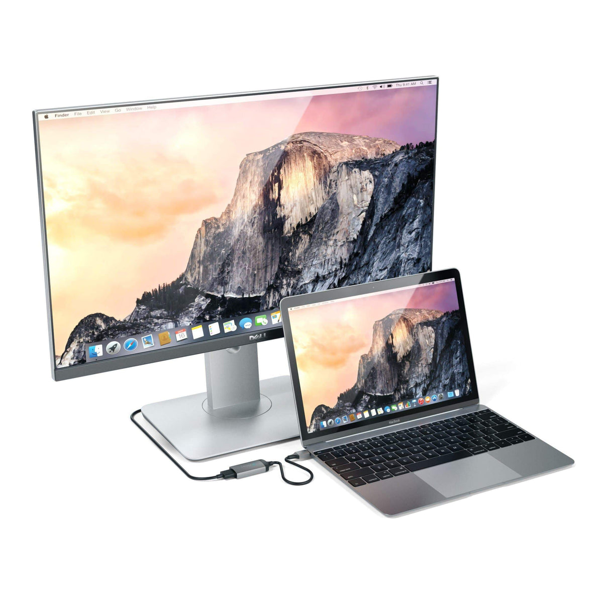 Satechi Aluminium Adapter - aluminiowy adapter do urządzeń mobilnych USB-C/ 4K HDMI space grey