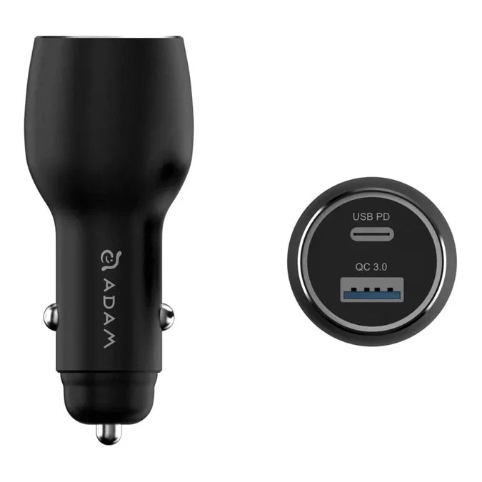 Adam Elements Omnia C1 Pro - ładowarka samochodowa USB-C USB-A 83W czarna