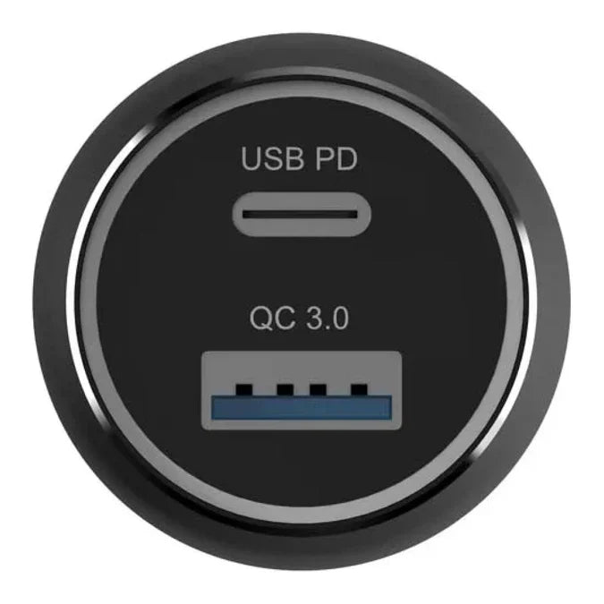 Adam Elements Omnia C1 Pro - ładowarka samochodowa USB-C USB-A 83W czarna
