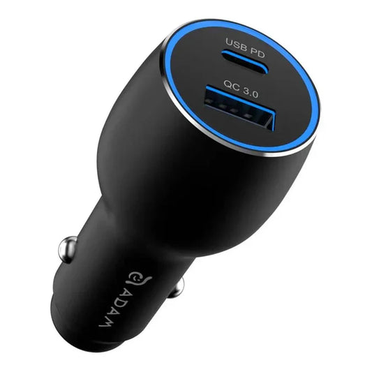 Adam Elements Omnia C1 Pro - ładowarka samochodowa USB-C USB-A 83W czarna