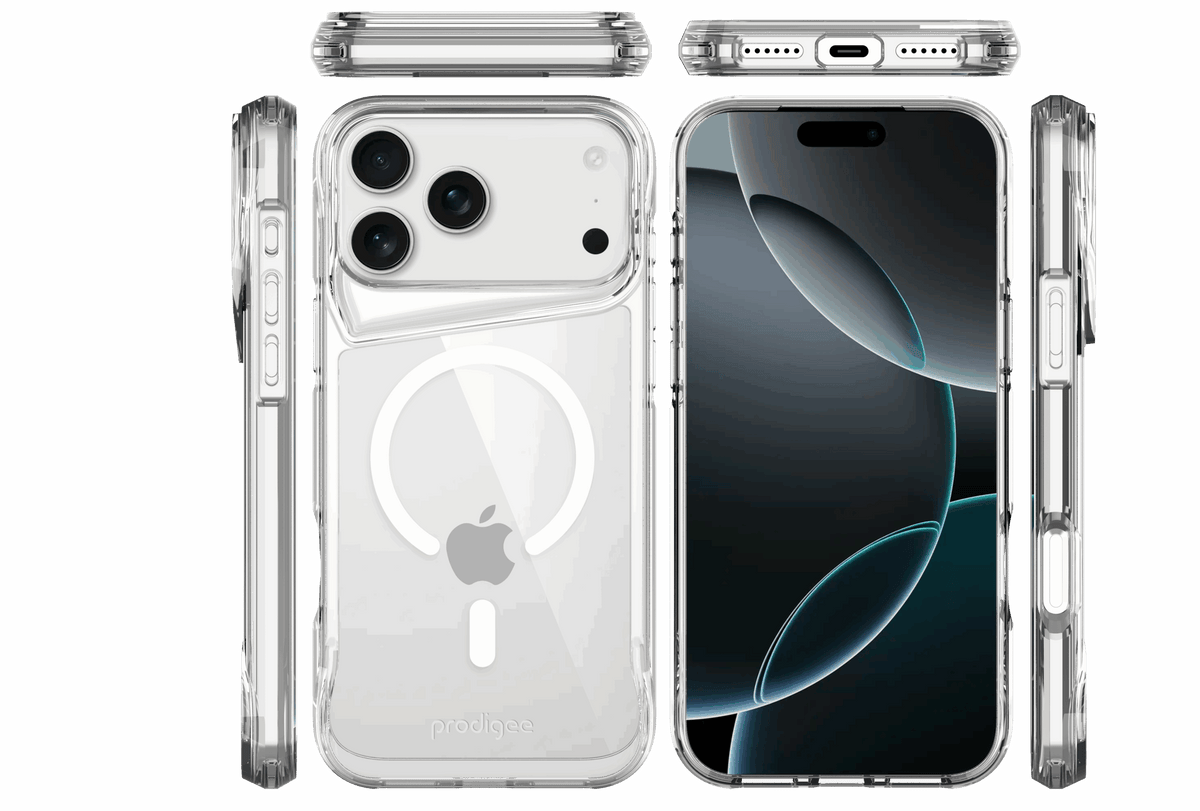 Prodigee SuperHero - etui z MagSafe do iPhone 17 Pro clear