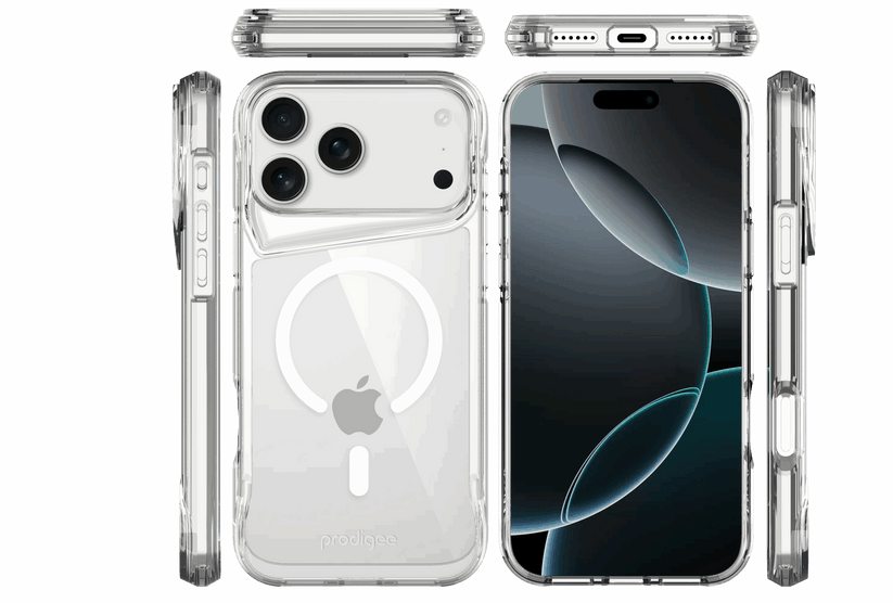 Prodigee SuperHero - etui z MagSafe do iPhone 17 Pro clear