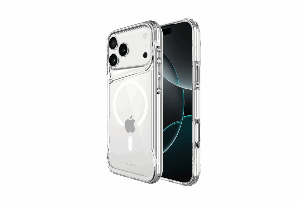 Prodigee SuperHero - etui z MagSafe do iPhone 17 Pro Max clear