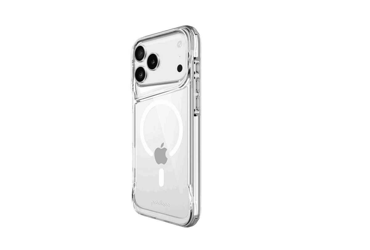 Prodigee SuperHero - etui z MagSafe do iPhone 17 Pro clear