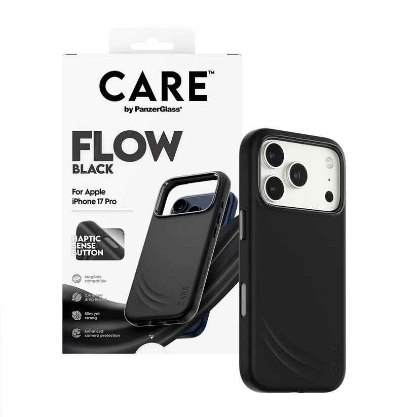 Care by PanzerGlass Feature Flow - etui MagSafe do iPhone 17 Pro czarne