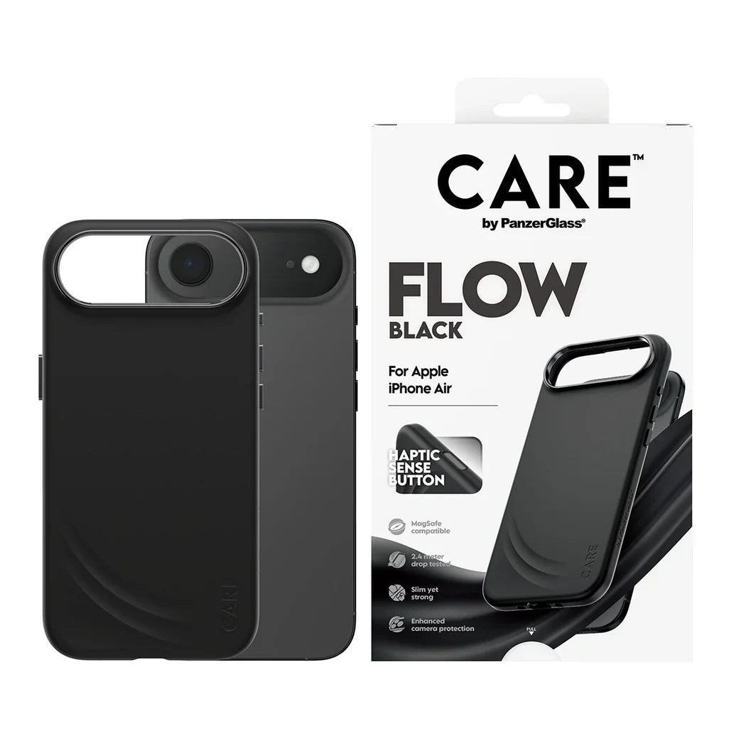 Care by PanzerGlass Feature Flow - etui MagSafe do iPhone Air czarne