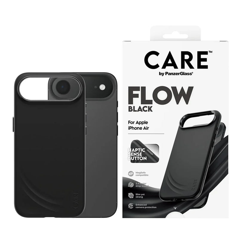 Care by PanzerGlass Feature Flow - etui MagSafe do iPhone Air czarne