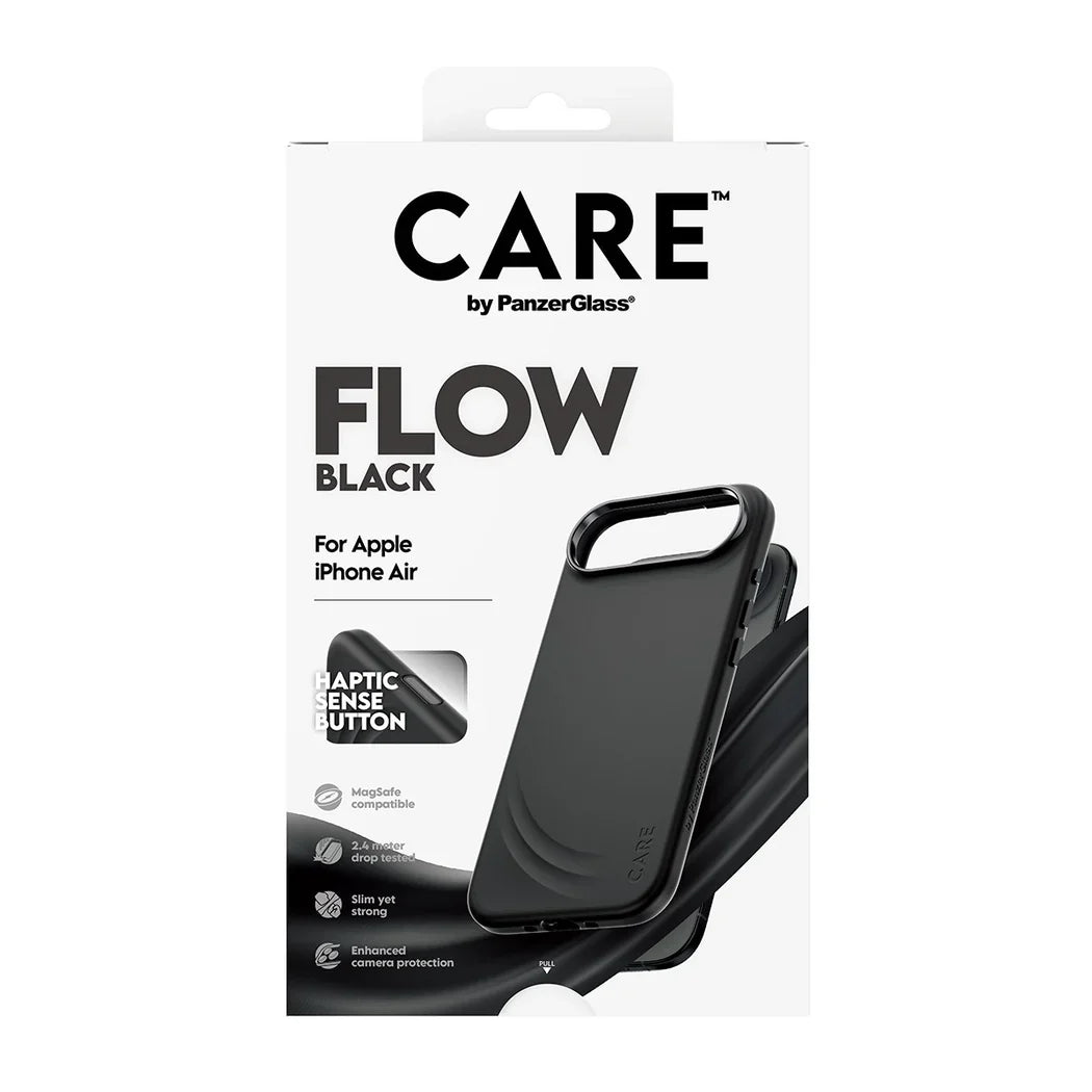 Care by PanzerGlass Feature Flow - etui MagSafe do iPhone Air czarne