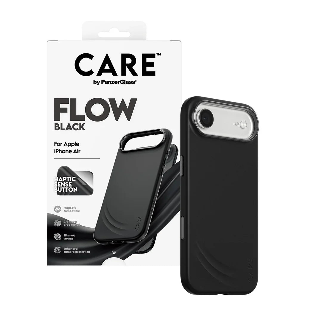 Care by PanzerGlass Feature Flow - etui MagSafe do iPhone Air czarne