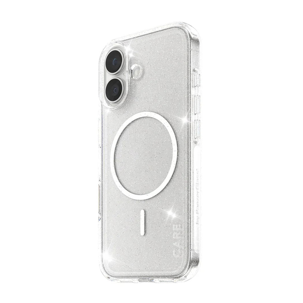 Care by PanzerGlass Flagship Urban Explorer Star Lit - etui MagSafe do iPhone 17 transparentne