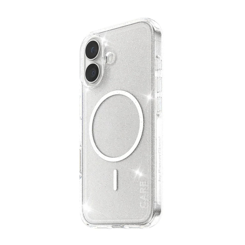 Care by PanzerGlass Flagship Urban Explorer Star Lit - etui MagSafe do iPhone 17 transparentne