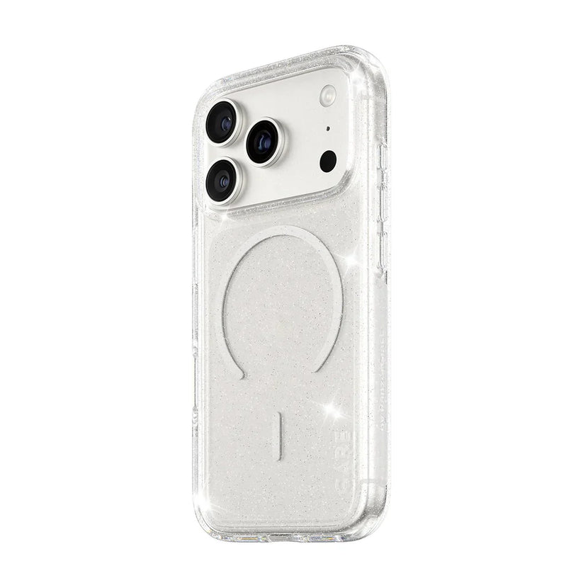 Care by PanzerGlass Flagship Urban Explorer Star Lit - etui MagSafe do iPhone 17 Pro transparentne