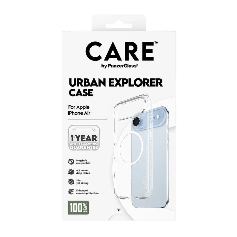 Care by PanzerGlass Flagship Urban Explorer - etui MagSafe do iPhone Air transparentne