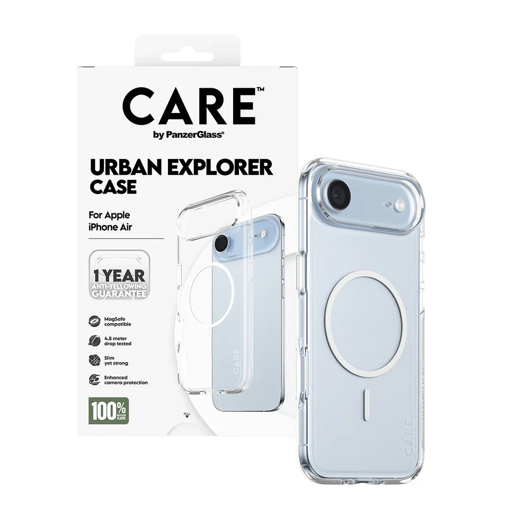 Care by PanzerGlass Flagship Urban Explorer - etui MagSafe do iPhone Air transparentne