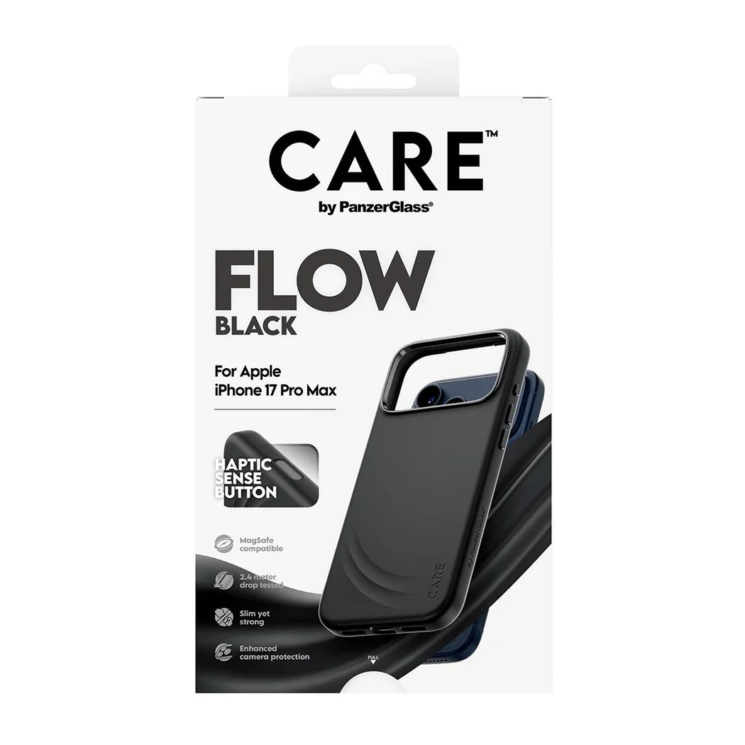 Care by PanzerGlass Feature Flow - etui MagSafe do iPhone 17 Pro Max czarne
