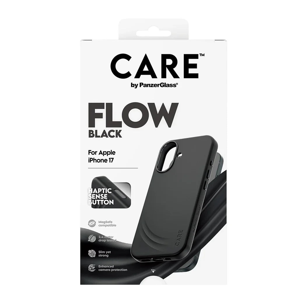 Care by PanzerGlass Feature Flow - etui MagSafe do iPhone 17 czarne