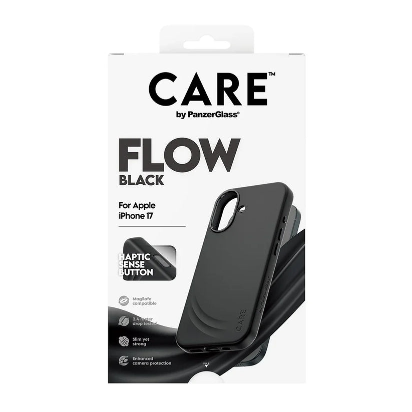 Care by PanzerGlass Feature Flow - etui MagSafe do iPhone 17 czarne