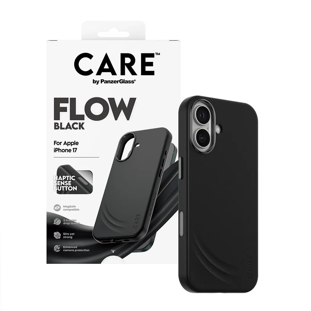 Care by PanzerGlass Feature Flow - etui MagSafe do iPhone 17 czarne