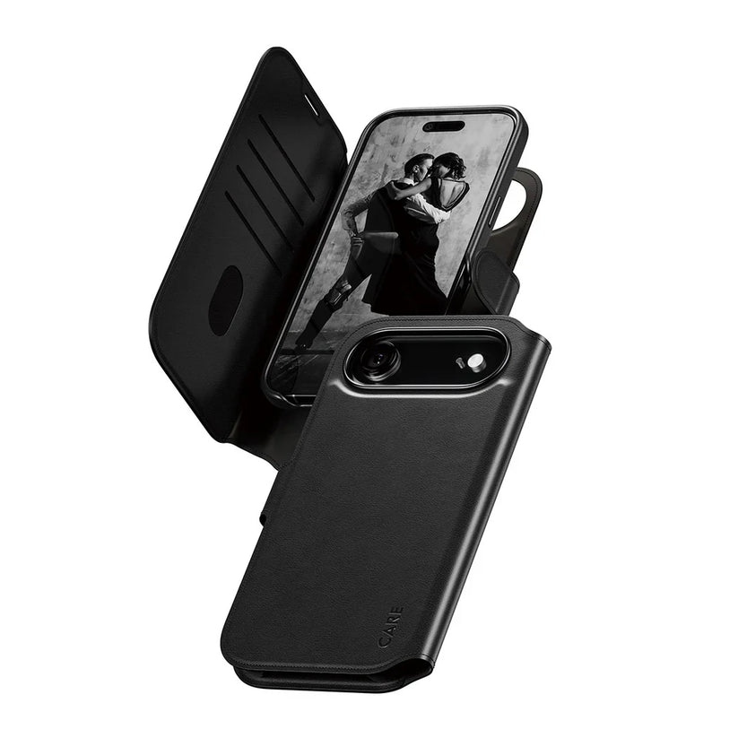 Care by PanzerGlass Feature Case Tango 2in1 - etui Magsafe z klapką 2w1 iPhone Air czarne