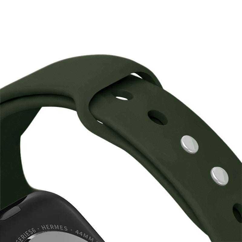Crong Liquid - Pasek do Apple Watch 38 40 41 42 mm zielony