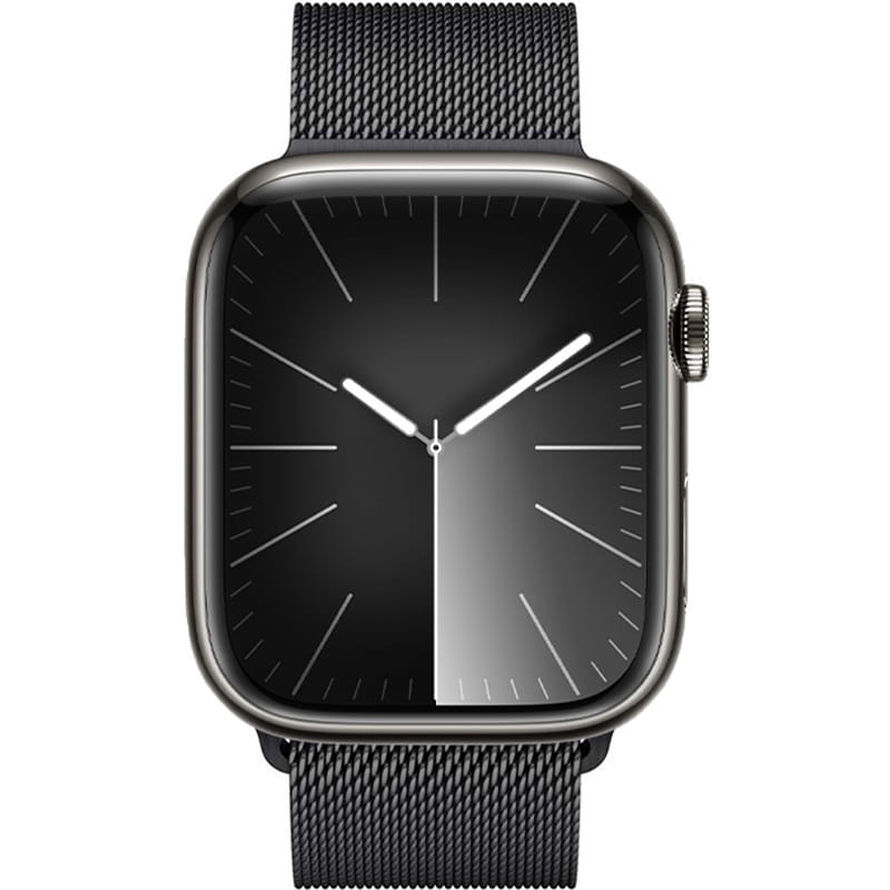 Pasek ze stali nierdzewnej Crong Milano Steel do Apple Watch 42 44 45 mm grafitowy