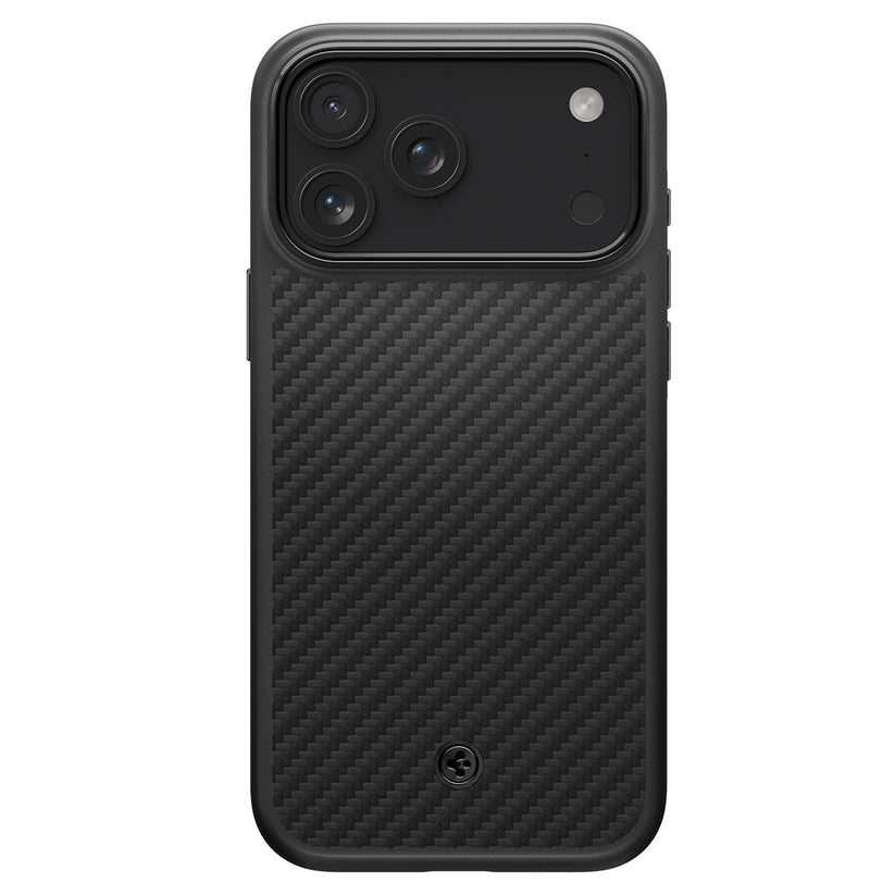 Spigen Enzo Aramid Mag - etui MagSafe do iPhone 17 Pro Max czarne