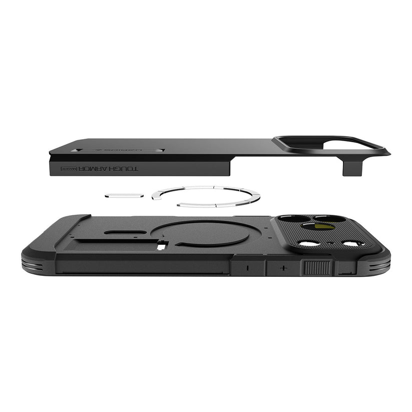 Spigen Tough Armor Mag - etui MagSafe do iPhone 17 Pro czarne