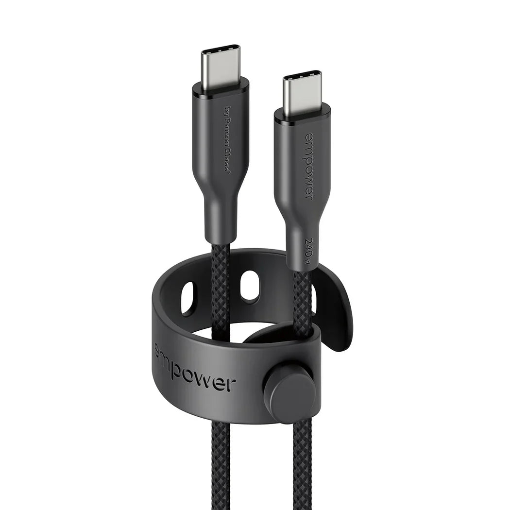 EmPower Racing by PanzerGlass - kabel USB-C USB-C 240W 2m czarny