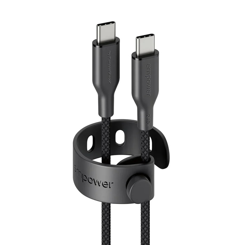 EmPower Racing by PanzerGlass - kabel USB-C USB-C 240W 2m czarny